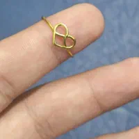 دو عدد. انگشتر مینیمال طلای 18 عیار|جواهرات|کاشمر, |دیوار