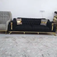 مبلمان ۸نفره راحتی با۳عدد میز عسلی فلزی|مبلمان خانگی و میز عسلی|تربت‌حیدریه, هاشمی‌نژاد|دیوار