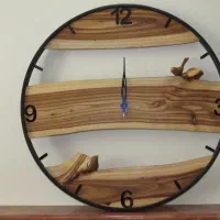 ساعت دیواری روستیک|ساعت دیواری و تزئینی|اصفهان, جوزدان الیادران|دیوار