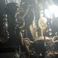 لوستر برنج|لوستر و چراغ آویز|هفدر, |دیوار