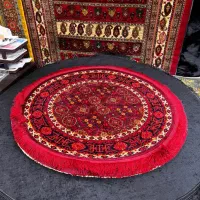 فرش گرد قطر ۱ متر قرمز|فرش|تهران, شکوفه (عبدل آباد)|دیوار