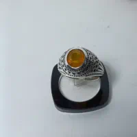 انگشتر نقره یاقوت زرد طبیعی|جواهرات|تهران, امام زاده حسن|دیوار