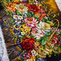 تابلو فرش طرح گل(اقساطی)