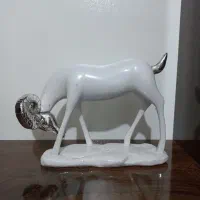 مجسمه گوزن پلی‌استر|مجسمه، تندیس، ماکت|خرم‌آباد, |دیوار