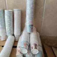 لیوان و پیش دستی کاغذی به قیمت تولید