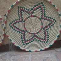 سلام تویزه بافته شده با برگ نخل (درخت خرما)|صنایع دستی و سایر لوازم تزئینی|دهدشت, |دیوار