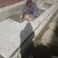 اجراع نرده سروایی سنگ موزایک کاشی سرامیک