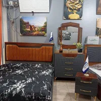 تخت عرض ۱۶۰ کلاسیک چراغ دار|تخت و سرویس خواب|الوند, |دیوار