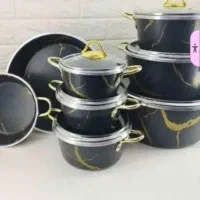 انواع قابلمه چدن زنبوری طرح سنگی گرانیت|ظروف پخت‌وپز|وحیدیه, |دیوار