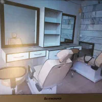 دکور آرایشگاه زنانه MDF