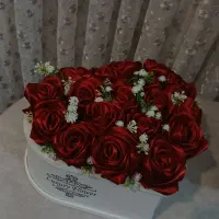 گل روبانی دست ساز|گل مصنوعی|سیرجان, |دیوار