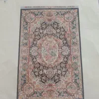 فرش زرع و نیم چله ابریشم نخ ها ابریشم