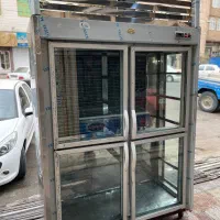 یخچال ایستاده ۴درب استیل پشت بسته