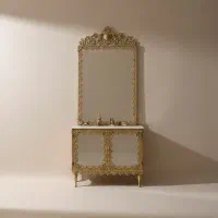 آینه و کنسول برنز