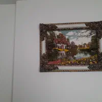 تابلو فرش طرح طبیعت