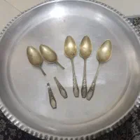 قاشق برنجی .کلکسیونی .عطیقه