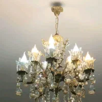 لوستر 8شاخه برنج