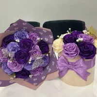 باکس گل های روبانی با عروسک|اسباببازی|اردبیل, |دیوار