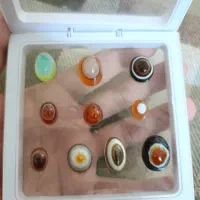 انگشتر و نگین باباقوری گلچین پک 10تایی یکجا
