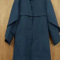 مانتو مجلسی جلو باز سرمه ای