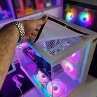 کامپیوتر گیمینگ و رندرینگ حرفه ای سفید|رایانه رومیزی|گرگان, |دیوار