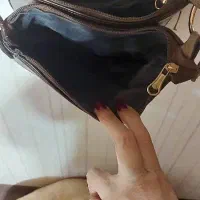 کیف چرم. دو رنگ