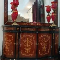 آینه و کنسول معرق|بوفه، ویترین، کنسول|تهران, دریاچه شهدای خلیج فارس|دیوار