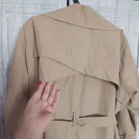 ۲ تا بارونی ترک چرم اصل کتان زارا درجه یک استر دا|لباس|فشاپویه, |دیوار