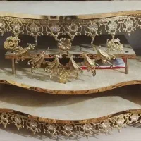 میز تلویزیون برنز برنجی