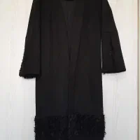 مانتو پاییزه بلند مجلسی در حد نو