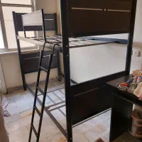 تخت دو طبقه فلزی لوله سنگین