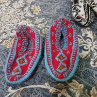 جوراب دست بافت پشمی