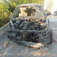 پراید مدل ۸۳ تصادفی