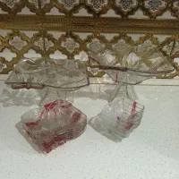 سرویس پاپیونی کریستال|ظروف سرو و پذیرایی|پاکدشت, خاتون آباد|دیوار