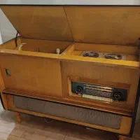 رادیو گرام قدیمی ریل مبله گراندیک لامپی عتیقه ق|کلکسیون اشیاء عتیقه|مشهد, زیبا شهر|دیوار