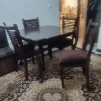 فروش میز و صندلی غذا خوری  و کمد دراور 5/900 ت