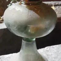 چراغ گردسوز شیشه ای قدیمی