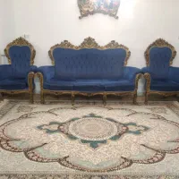 مبل۷نفره سالم بامیز وسط و عسلی ۸تومن|مبلمان خانگی و میز عسلی|قائمشهر, |دیوار