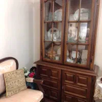 بوفه دو درب چوب گردو