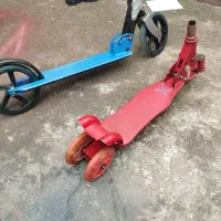 اسکوتر آلمینیوم کاملا سالم بدونه کوچک نرین مشکلی.|دوچرخه، اسکیت، اسکوتر|کلاچای, |دیوار