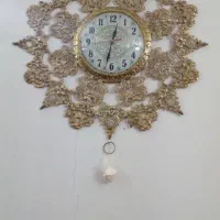 ساعت برنجی(برنزی)و استکان دسته دار ژاپنی