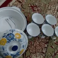 سوپ خوری و بستنی خوری گل پنبه ای