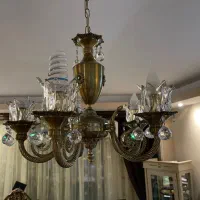 یک جفت لوستر،روشنایی برنز