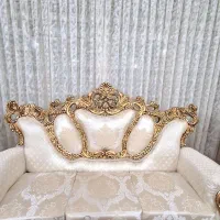 مبل سلطنتی استیل نو نو ورق طلا|مبلمان خانگی و میز عسلی|بروجرد, |دیوار