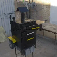 تنور پخت سیب زمینی کبابی گازی ذرت بلال تنوری 3کشو