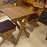 میز و صندلی تاشو ۲ نفره