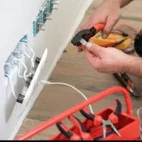 برقکاری نصب لاین نوری حالوژن چراغ کلید پریز