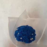 دسته گل ابی