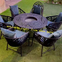 صندلی باغی ویلایی طرح شاخ و برگی