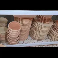 بشقاب سفالی خام مناسب برای دیوار کوب